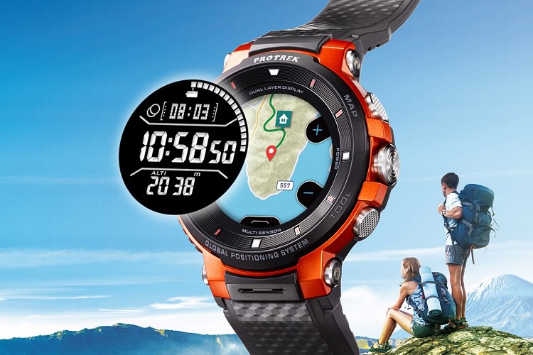 ساعت هوشمند جدید کاسیو از نمایشگر دوگانه و قابلیت ردیابی آفلاین GPS بهره می‌برد