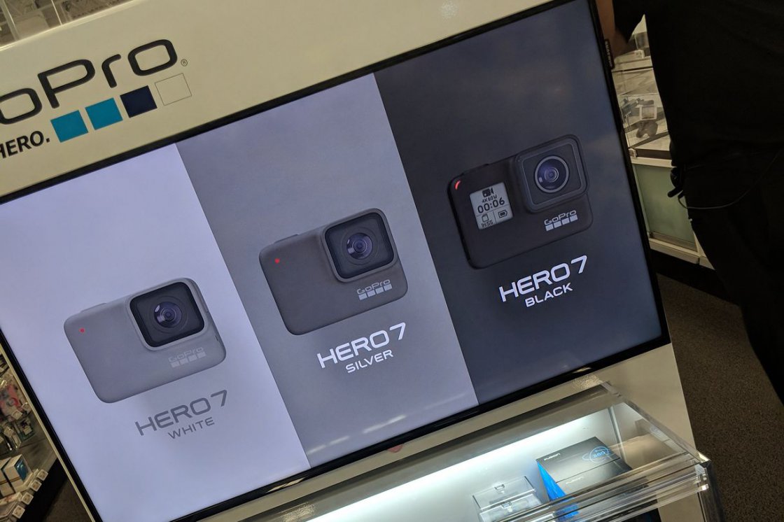 تصاویری از دوربین ورزشی GoPro Hero 7 در یک خرده فروشی فاش شد