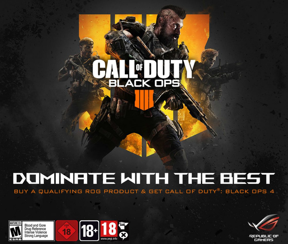 همکاری ایسوس با بازی Call of Duty: Black Ops 4 دارای چه مواردی است؟