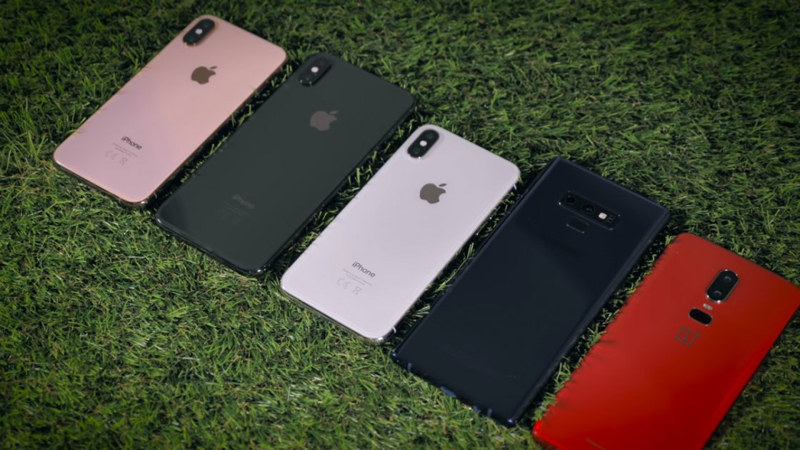 تماشا کنید: مقایسه عملکرد باتری iPhone Xs، iPhone Xs Max، iPhone X، Note 9 و OnePlus 6