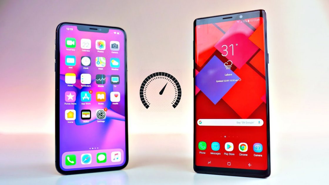 تماشا کنید: تست باتری آیفون XS Max در برابر گلکسی نوت 9