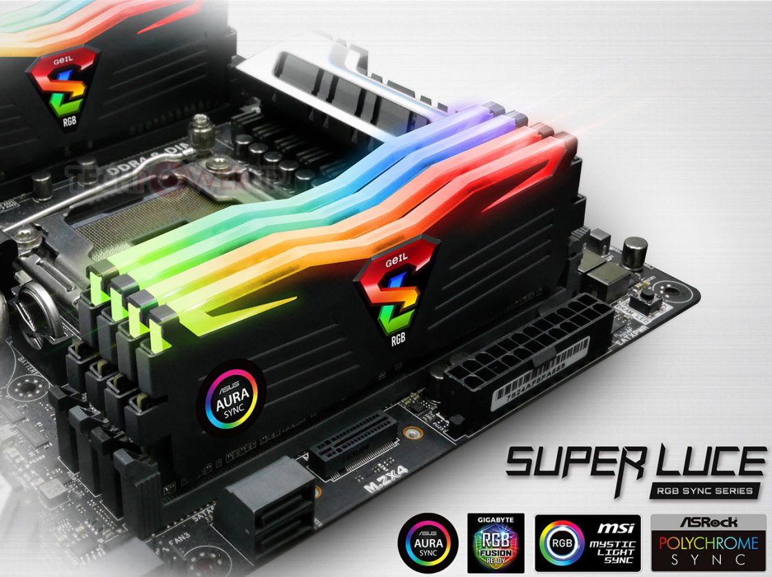 زیبایی و قدرت در رم های GeIL SUPER LUCE RGB Sync