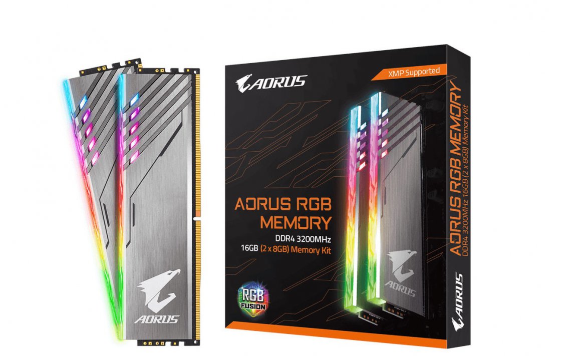 گیگابایت با یک کیت جدید از رم های Aorus RGB آمده است