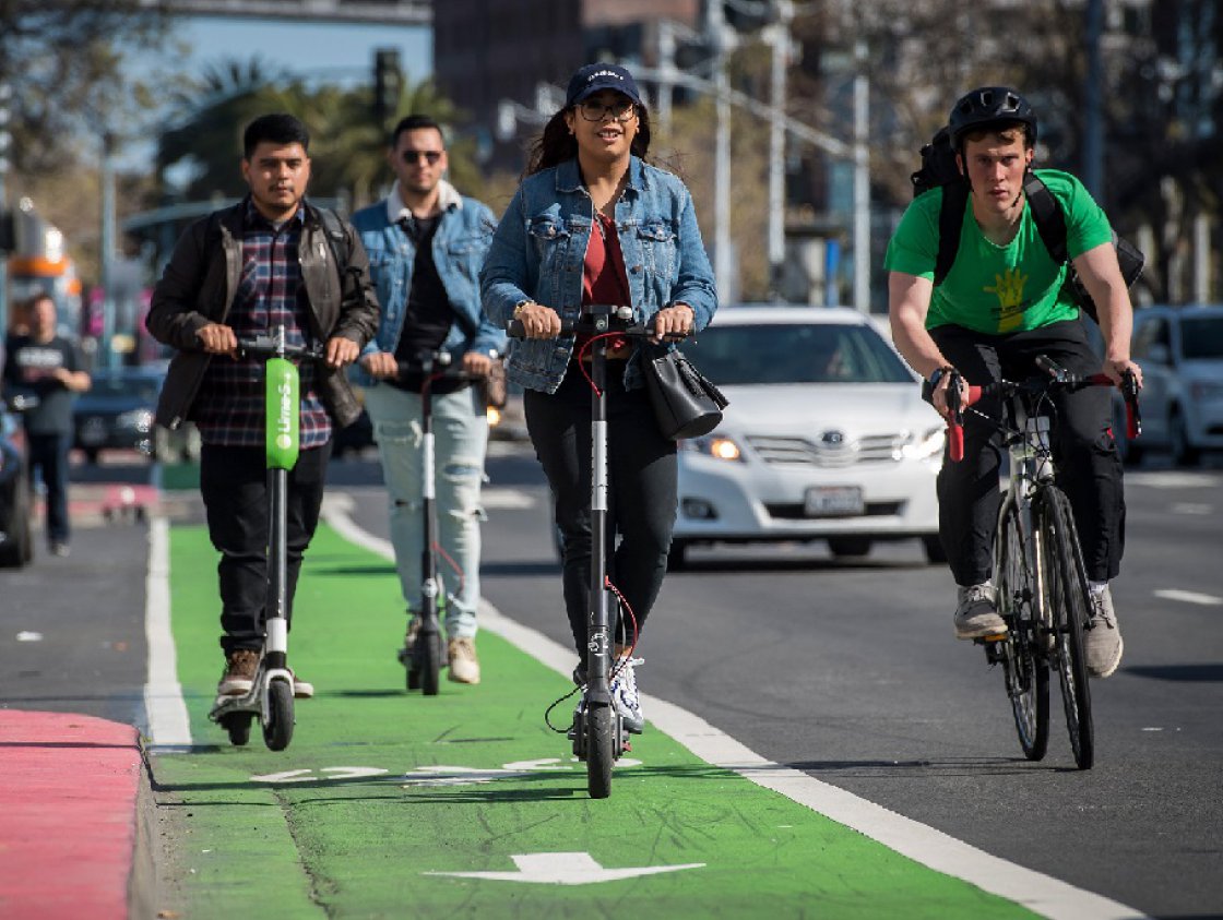 امکان مسیریابی با اسکوتر و دوچرخه در گوگل مپ