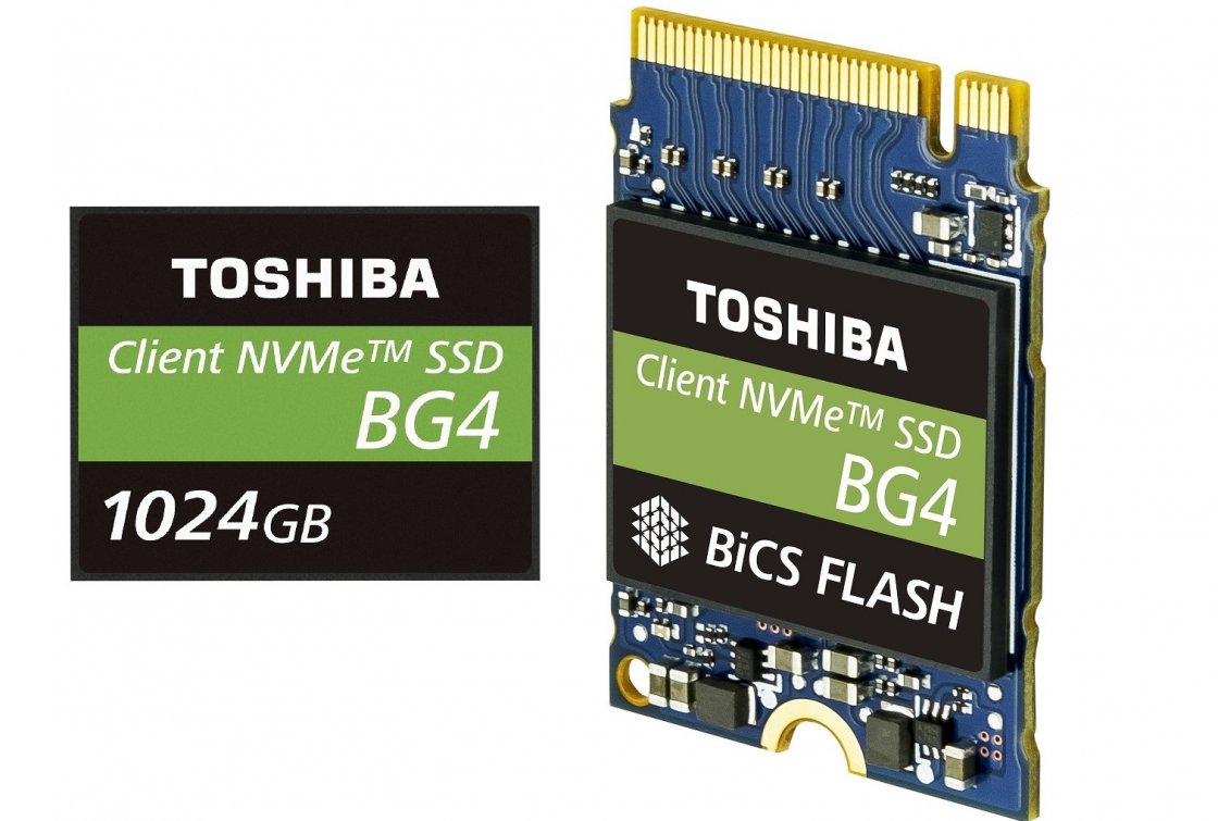 SSDهای پیشرفته و پرسرعت Toshiba BG4 رونمایی شدند