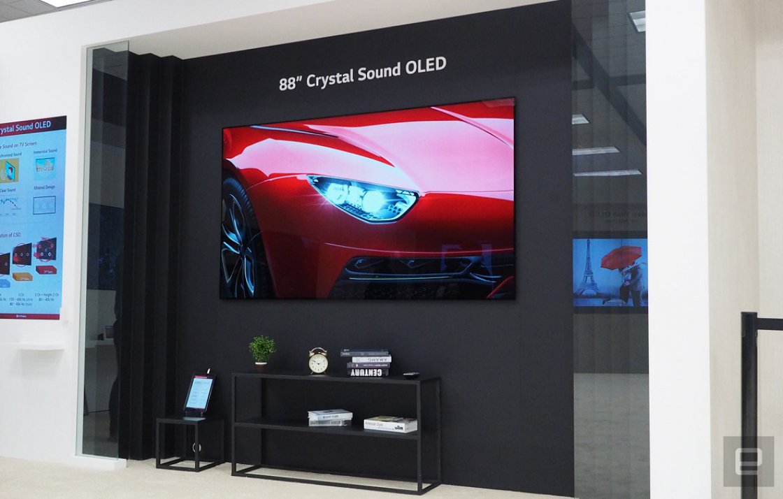 نمایشگاه CES 2019: اولین تلویزیون 88 اینچی 8K OLED از ال جی