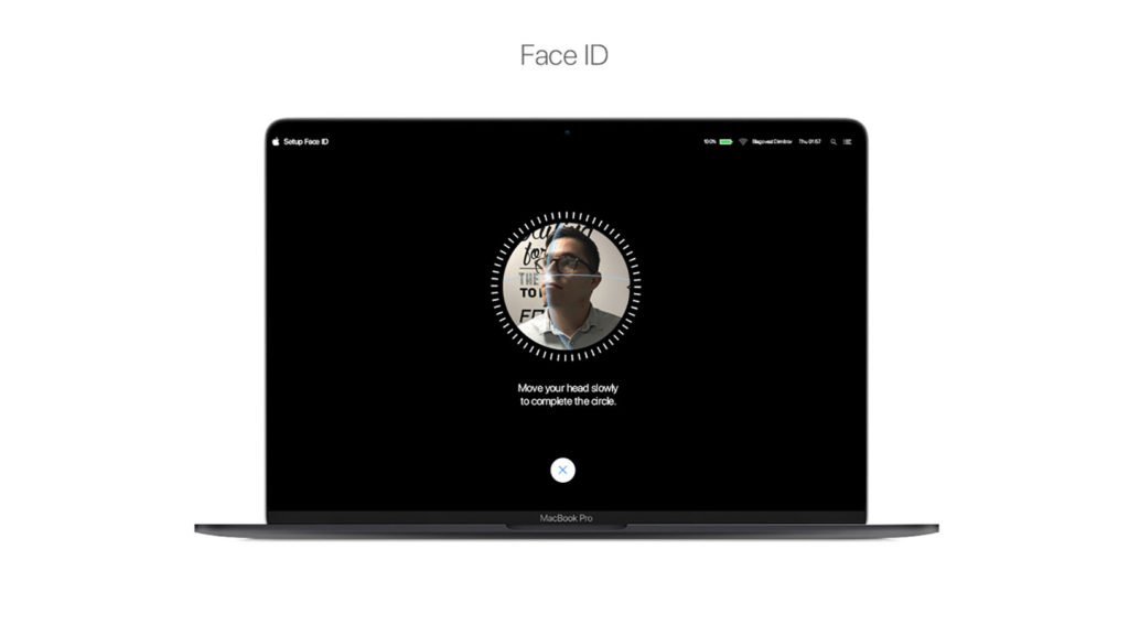 سیستم تشخیص چهره Face ID مک بوک ها در فکر اپل