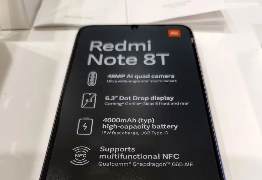 ردمی نوت ۸ تی (Redmi Note 8T) با اسنپدراگون ۶۶۵ و پشتیبانی از NFC معرفی خواهد شد