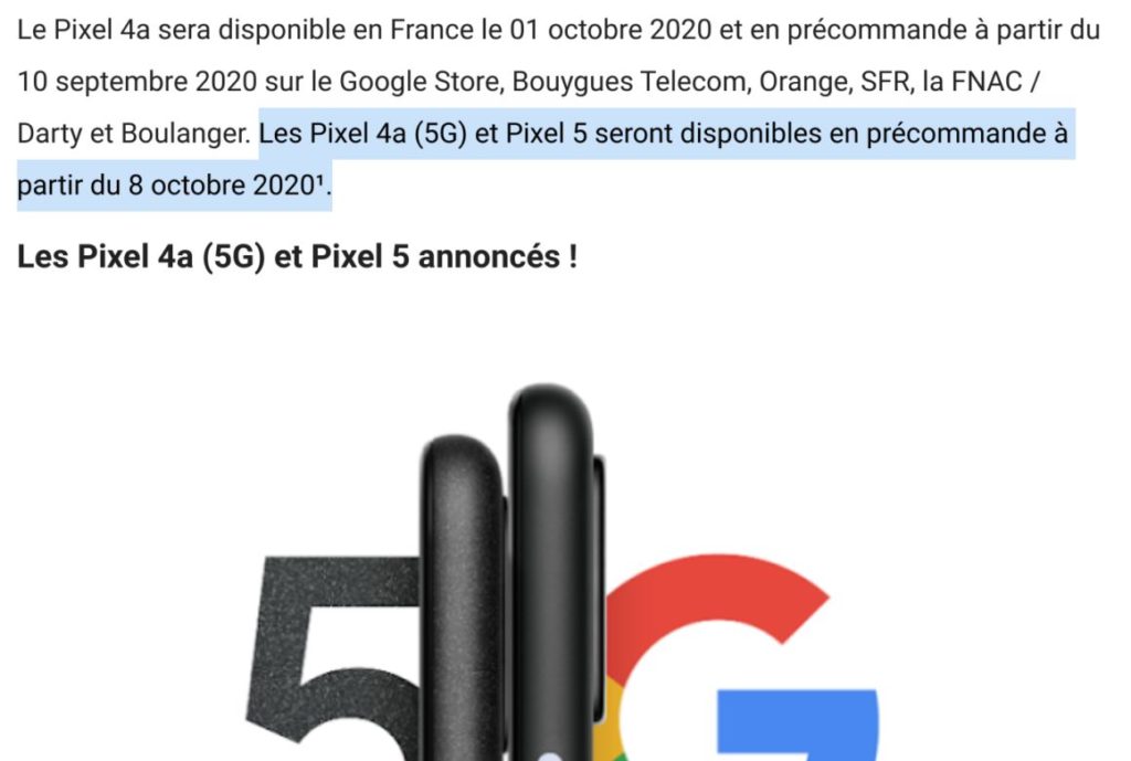 تاریخ معرفی گوگل پیکسل ۵ احتمالا ۱۷ مهر ۹۹ خواهد بود
