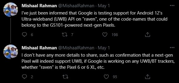 پیکسل ۶ گوگل احتمالا به تراشه UWB مجهز خواهد شد
