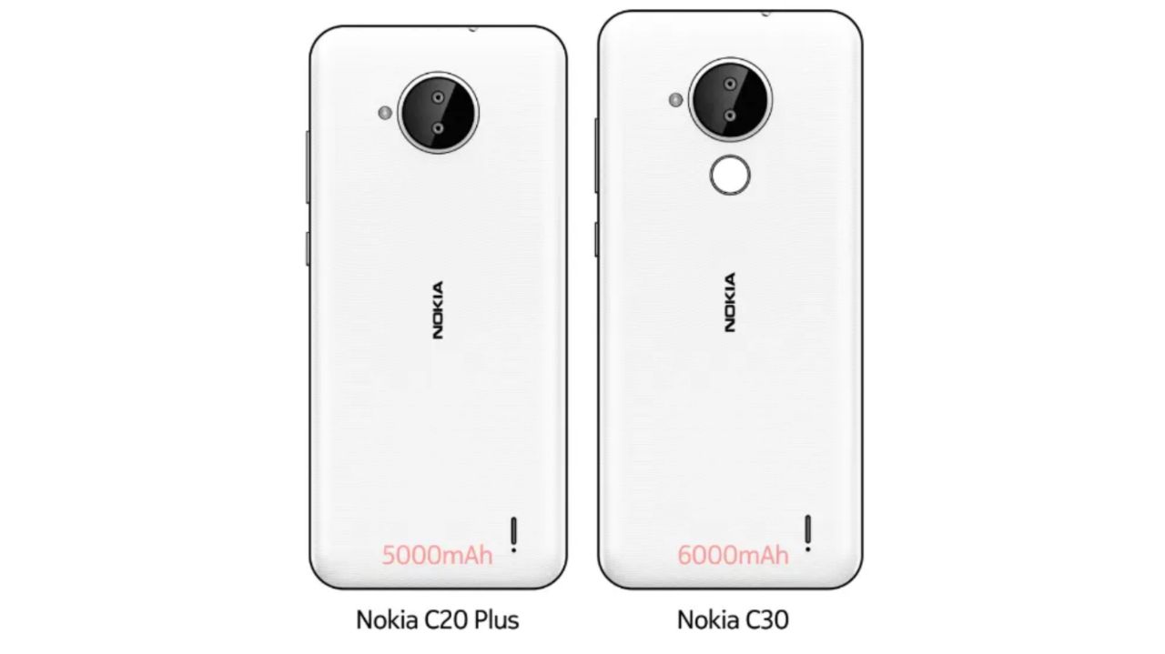گوشی نوکیا C30 به همراه C20 Plus با باتری‌های حجیم در راه هستند