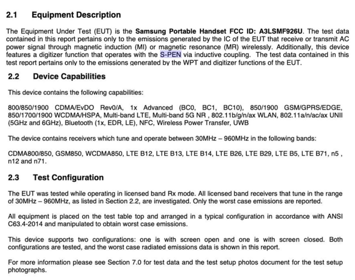 پشتیبانی گلکسی زد فولد ۳ سامسونگ از S Pen و UWB توسط لیست FCC تایید شد