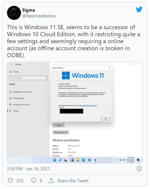 مایکروسافت Windows 11 SE را به عنوان نسخه سبک تر ویندوز ۱۱ معرفی خواهد کرد؟