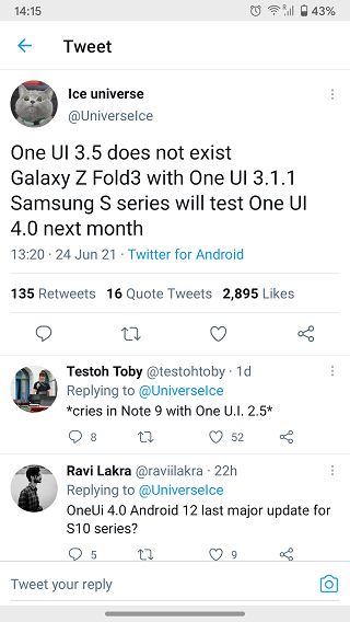 آپدیت OneUI 4 بتا برای سری Galaxy S21 سامسونگ به زودی منتشر می‌شود