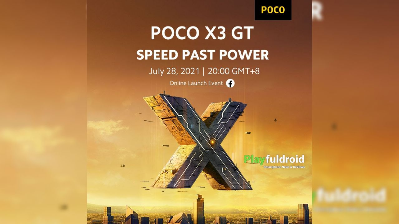 تاریخ رونمایی Poco X3 GT مشخص شد: ۶ مرداد ١۴٠٠
