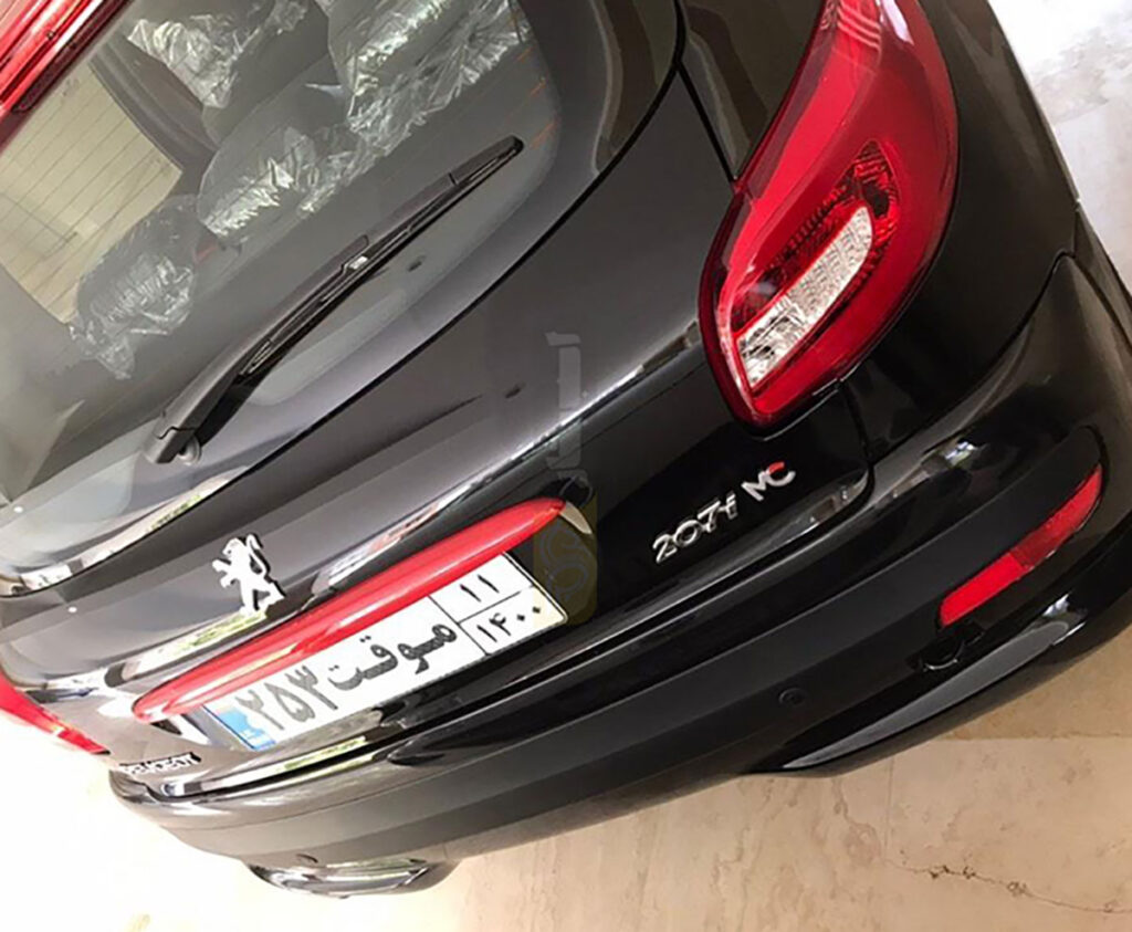 رنگ مشکی-قرمز پژو ۲۰۷ آی جدید