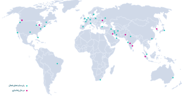 حضور ابر آروان در آفریقای جنوبی، هم‌زمان با افتتاح ۱۸ پاپ‌سایت‌ جدید CDN در نقاط مختلف جهان