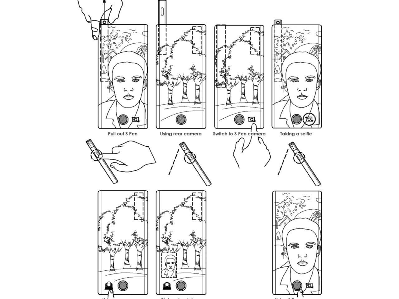 سامسونگ Galaxy Note 22 با دوربین بی سیم تعبیه شده در S-Pen معرفی می‌شود