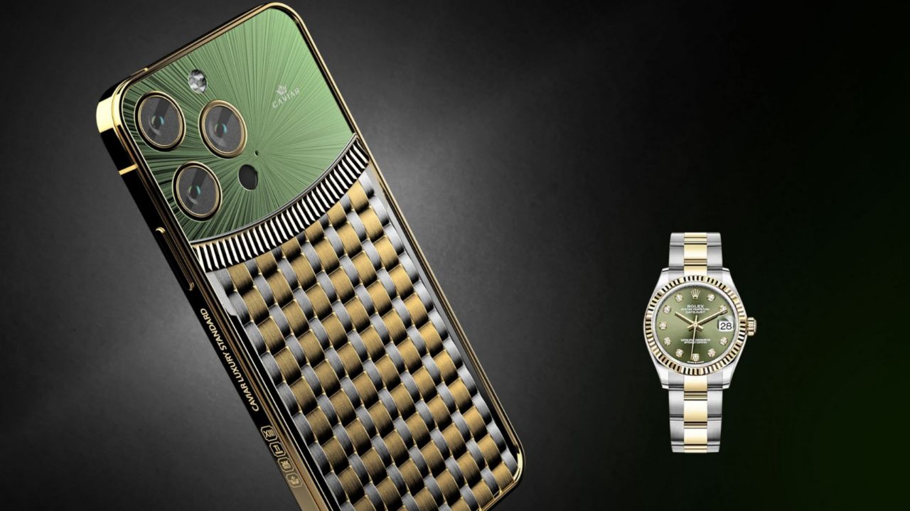 آیفون ١٣ پرو Caviar با الهام از ساعت‌های رولکس در طرح‌های مختلف رونمایی شد