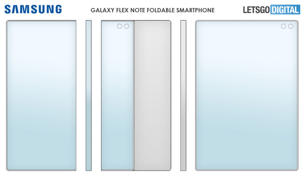 حق اختراع سامسونگ Galaxy Flex Note را ببینید