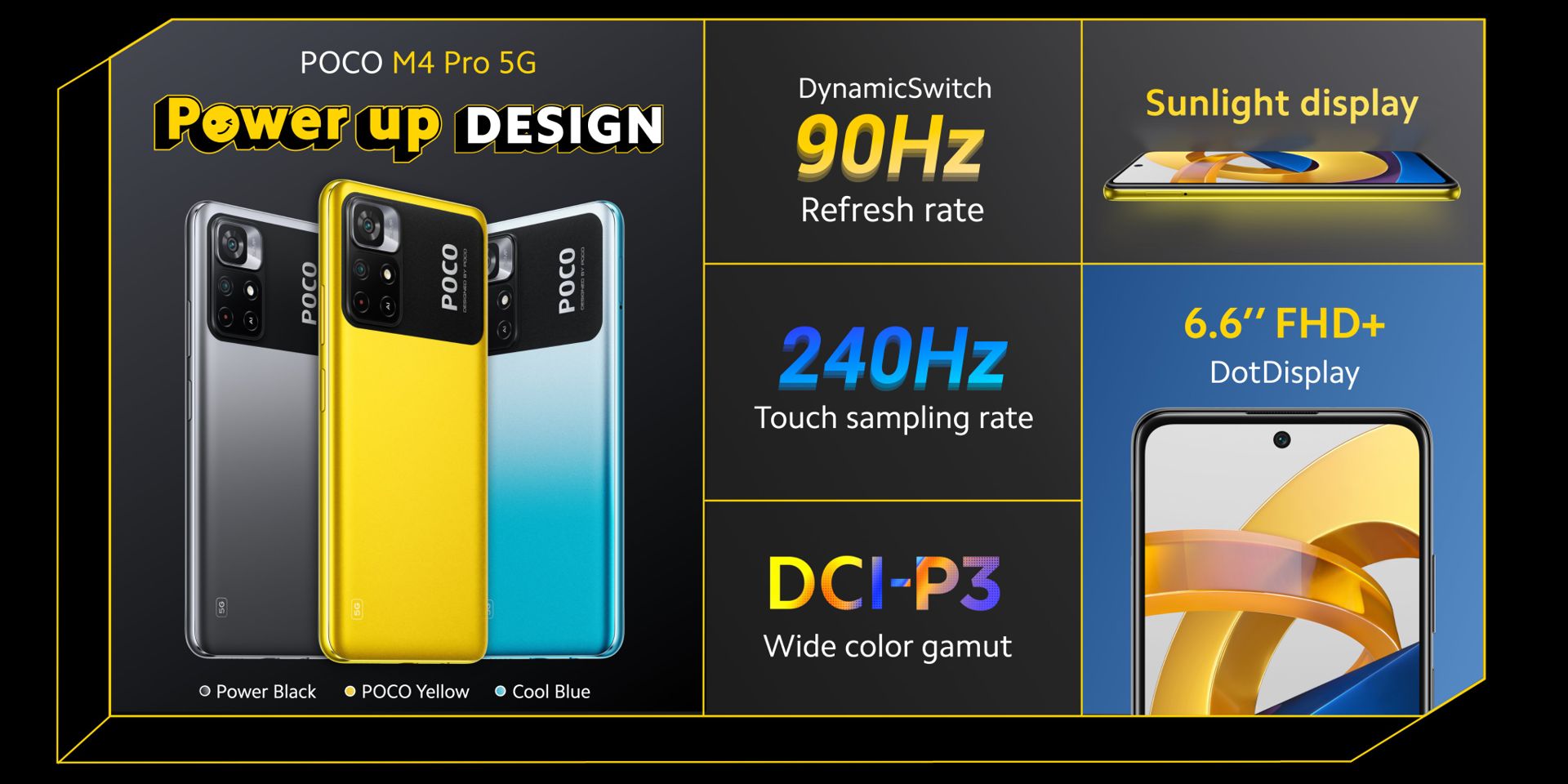 نمایشگر پوکو M4 Pro 5G