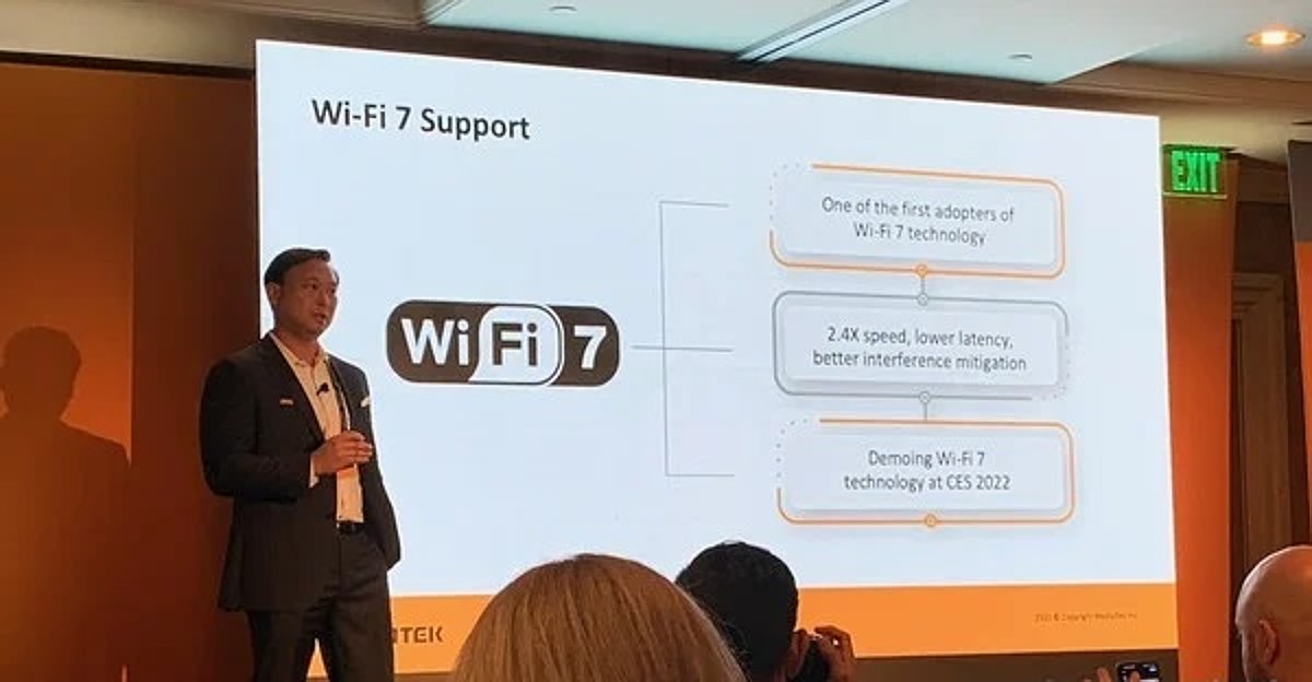 مدیاتک فناوری Wi-Fi 7 را با سرعت 2.4 برابر بیشتر از Wi-Fi 6 در CES 2022 به‌نمایش می‌گذارد