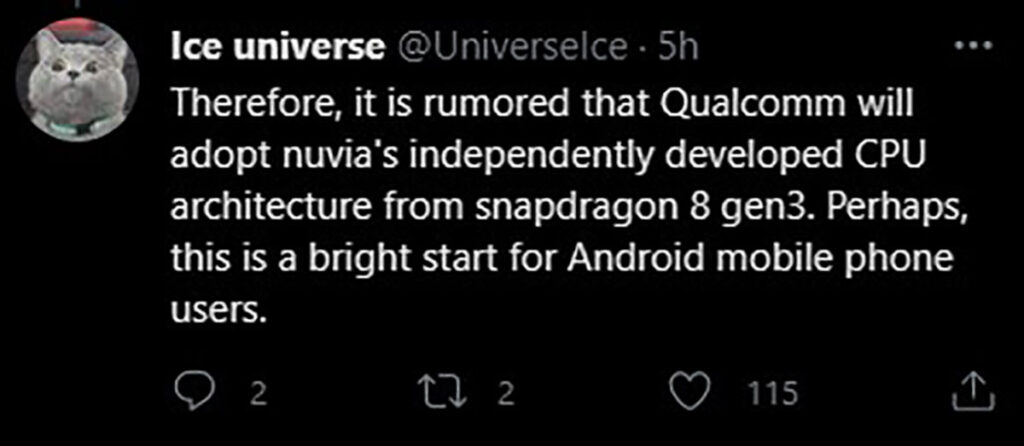 معماری اختصاصی CPU در تراشه Snapdragon 8 Gen3 کوالکام محتمل است: اثرات خرید Nuvia