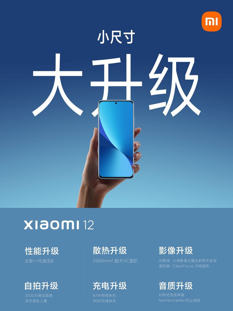 پوستر های رسمی شیائومی ۱۲ جزئیات بیشتری از این گوشی هوشمند را فاش می‌کند