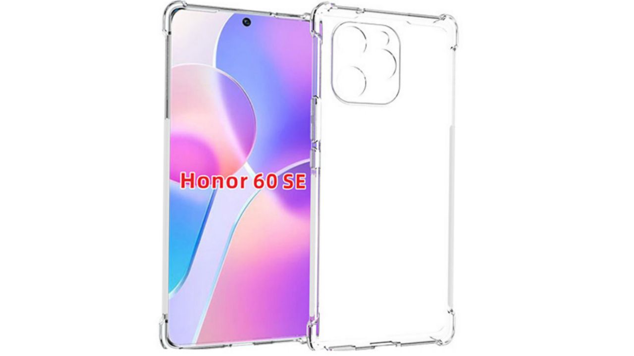 تصاویر قاب Honor 60 SE، طراحی این گوشی را نمایش می‌دهند