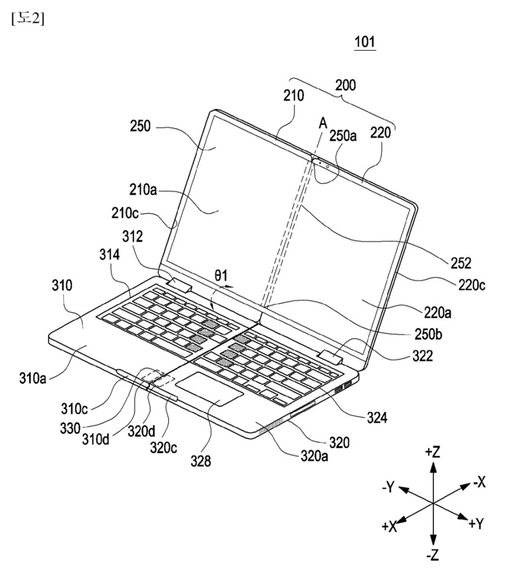ثبت اختراع لپ تاپ های دوبار تاشو