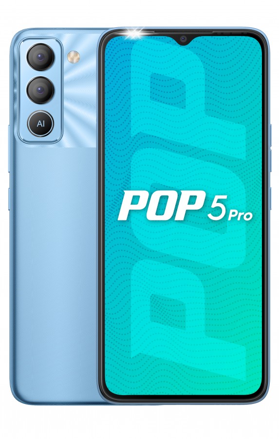 تکنو Pop 5 Pro با قیمت حدود ۱۰۰ دلار و باتری ۶,۰۰۰ میلی آمپری معرفی شد