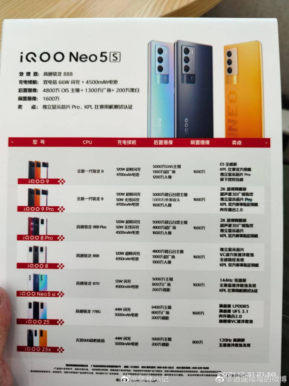 مشخصات سری iQOO 9 از طریق پوستر تبلیغاتی این شرکت فاش شد