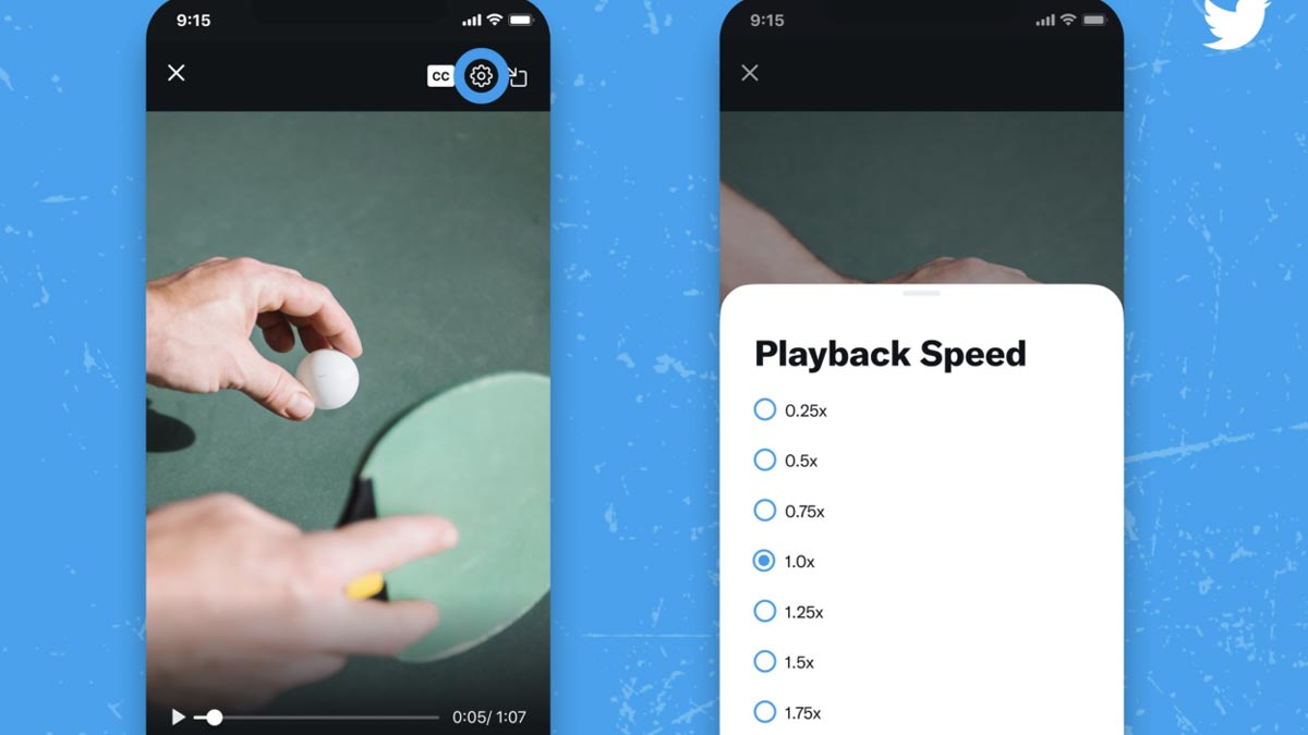 امکان تنظیم سرعت پخش ویدیو در توییتر به زودی در دسترس خواهد بود