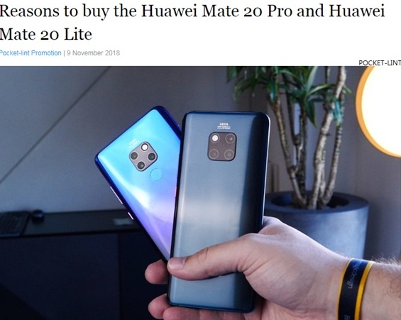  Huawei Mate 20 Lite